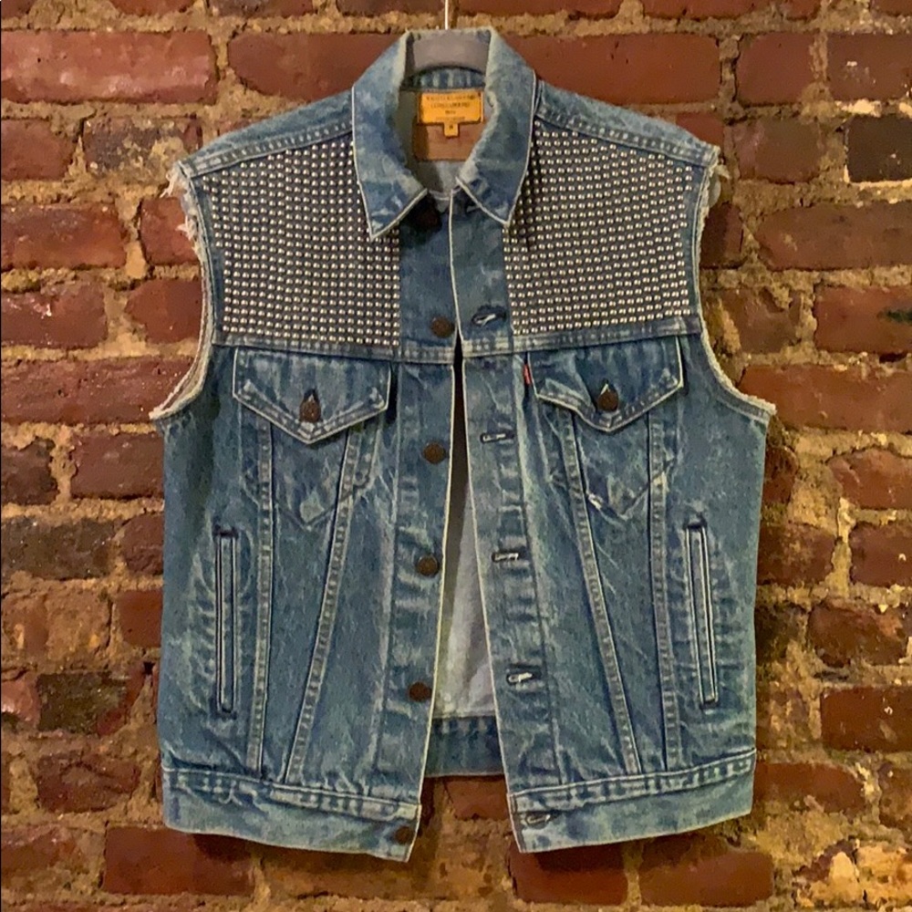 What Goes Around Comes Around Levi’s studded denim vest